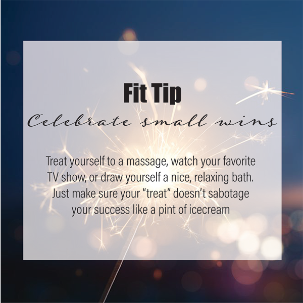 a fit tip with a fireworks background
